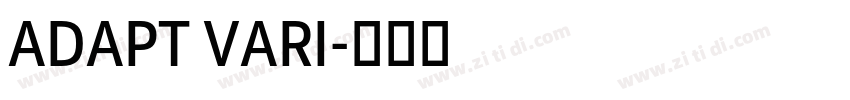 ADAPT VARI字体转换
